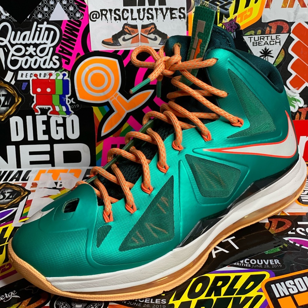 NIKE LEBRON 10 ‘MIAMI DOLPHINS’ - HYPE SNEAKERS